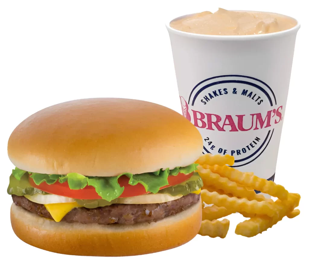 1/6 Deluxe Cheeseburger Combo #12