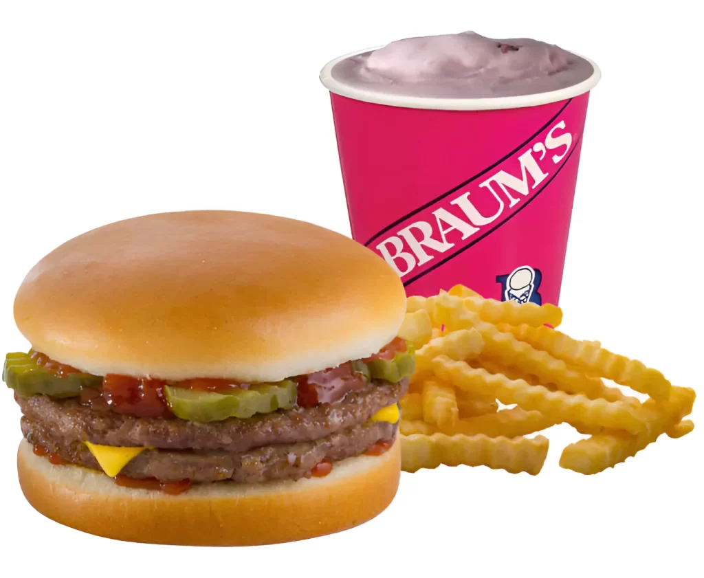 1/6 Lb. Double Jr Cheeseburger Combo #14