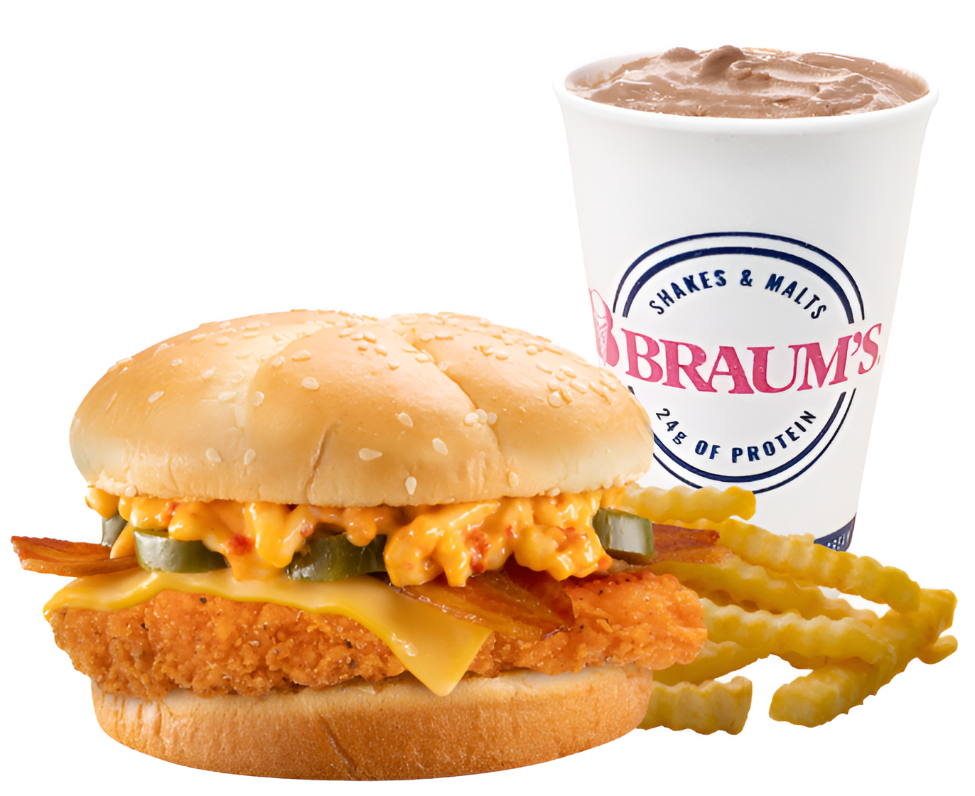 Spicy Chicken Pimento Bacon Sandwich Combo #6